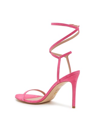  - STUART WEITZMAN - Barelynude' Single Band Wrap Suede Sandals