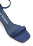 Detail View - Click To Enlarge - STUART WEITZMAN - ‘Simplecurve’ 50 Suede Heeled Sandals