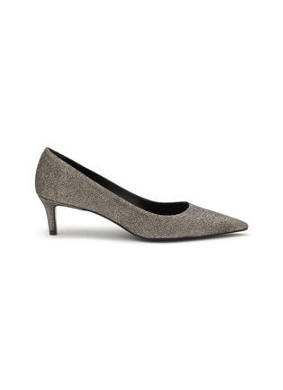 Main View - Click To Enlarge - STUART WEITZMAN - ‘Stuart’ 50 Metallic Slingback Pumps