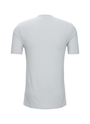 Figure View - Click To Enlarge - ZIMMERLI - Crewneck Short Sleeve Micromodal Blend Undershirt