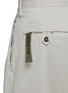  - INCOTEX - Pleated Cotton Blend Cropped Slim Chinos