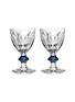 Main View - Click To Enlarge - BACCARAT - Harcourt 1841 Glass Set of 2 — Clear/Blue