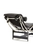 Detail View - Click To Enlarge - CASSINA - Le Miniature Black Saddle Leather Chaise Lounge