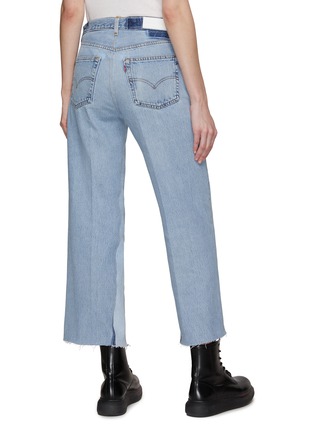 Back View - Click To Enlarge - RE/DONE - Workwear Patchwork Straight Leg Jeans