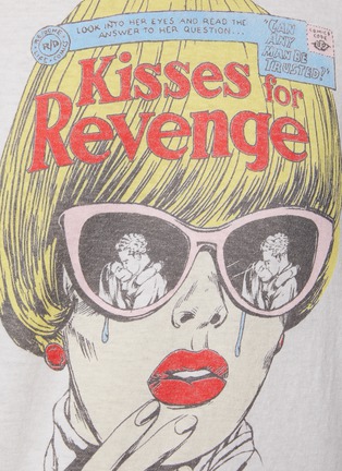  - RE/DONE - ‘Kisses For Revenge’ Print Short Sleeve T-Shirt