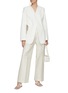 Figure View - Click To Enlarge - GIA STUDIOS - Blazer with Waist Cut-out Detail