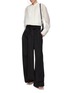 Figure View - Click To Enlarge - GIA STUDIOS - Pleated Straight Trousers with Tie Waist