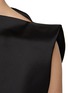  - GIA STUDIOS - Boatneck Padded Cap Sleeve Silk Mini Dress