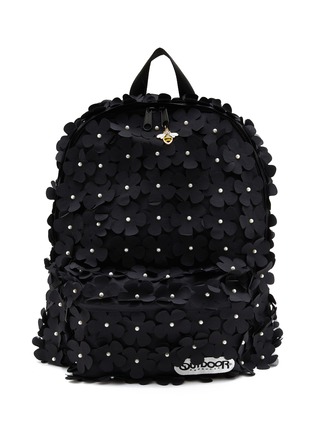Main View - Click To Enlarge - MUVEIL - X OUTDOOR PRODUCTS Flower Embellished Backpack