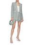 Figure View - Click To Enlarge - SOONIL - Flat Front Tweed Shorts