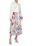 Figure View - Click To Enlarge - SOONIL - Paint Pleated Midi Skirt