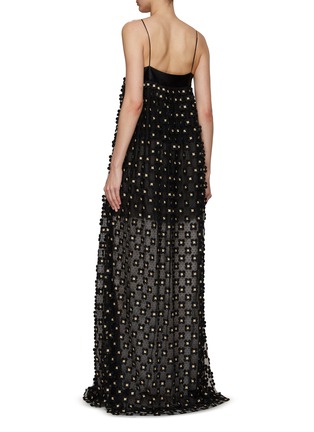 Back View - Click To Enlarge - SOONIL - Butterfly Embroidery Maxi Dress