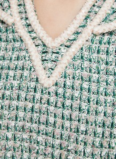 SOONIL | Sailor Collar Tweed Dress | Women | Lane Crawford