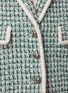  - SOONIL - Sequin Embellished Trim Tweed Blazer