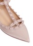 Detail View - Click To Enlarge - VALENTINO GARAVANI - 'Punkouture Rockstud' caged patent leather flats