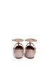 Back View - Click To Enlarge - VALENTINO GARAVANI - 'Punkouture Rockstud' caged patent leather flats