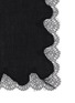 Detail View - Click To Enlarge - VALENTINO GARAVANI - Lace trim wool-silk scarf