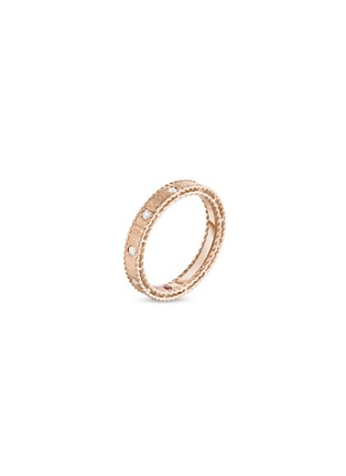 Main View - Click To Enlarge - ROBERTO COIN - ‘Princess’ 18K Rose Gold Diamond Ruby Ring