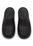 Detail View - Click To Enlarge - BOTTEGA VENETA - ‘Beebee’ Woven Motif Gel Rubber Mules