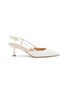 Main View - Click To Enlarge - GIANVITO ROSSI - ‘Ascent’ 55 Calf Leather Slingback Pumps