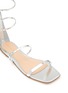 Detail View - Click To Enlarge - GIANVITO ROSSI - Buckle Strap Leather Flat Gladiator Sandals