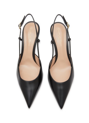 Detail View - Click To Enlarge - GIANVITO ROSSI - ‘Ascent’ 55 Leather Slingback Pumps
