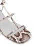 Detail View - Click To Enlarge - EQUIL - Amsterdam 50 T-Bar Snake Skin Sandals