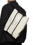 BOTTEGA VENETA - ‘Quadronno’ Canvas Leather Tote Bag
