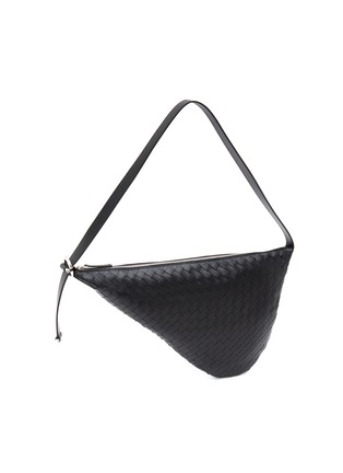 Detail View - Click To Enlarge - BOTTEGA VENETA - ‘Virgule’ Leather Crossbody Bag