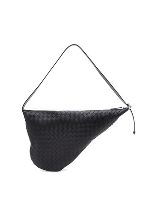 Main View - Click To Enlarge - BOTTEGA VENETA - ‘Virgule’ Leather Crossbody Bag