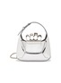 Main View - Click To Enlarge - ALEXANDER MCQUEEN - Mini ‘Hobo’ Jewelled Metallic Bag