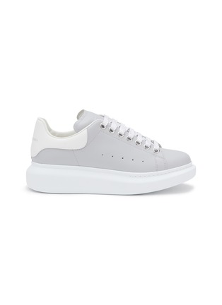 Main View - Click To Enlarge - ALEXANDER MCQUEEN - ‘Larry’ Low Top Leather Oversized Sneakers
