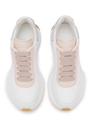 Detail View - Click To Enlarge - ALEXANDER MCQUEEN - ‘Sprint’ Low Top Leather Suede Sneakers
