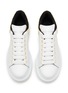 Detail View - Click To Enlarge - ALEXANDER MCQUEEN - ‘Larry’ Low Top Lace Up Leather Sneakers