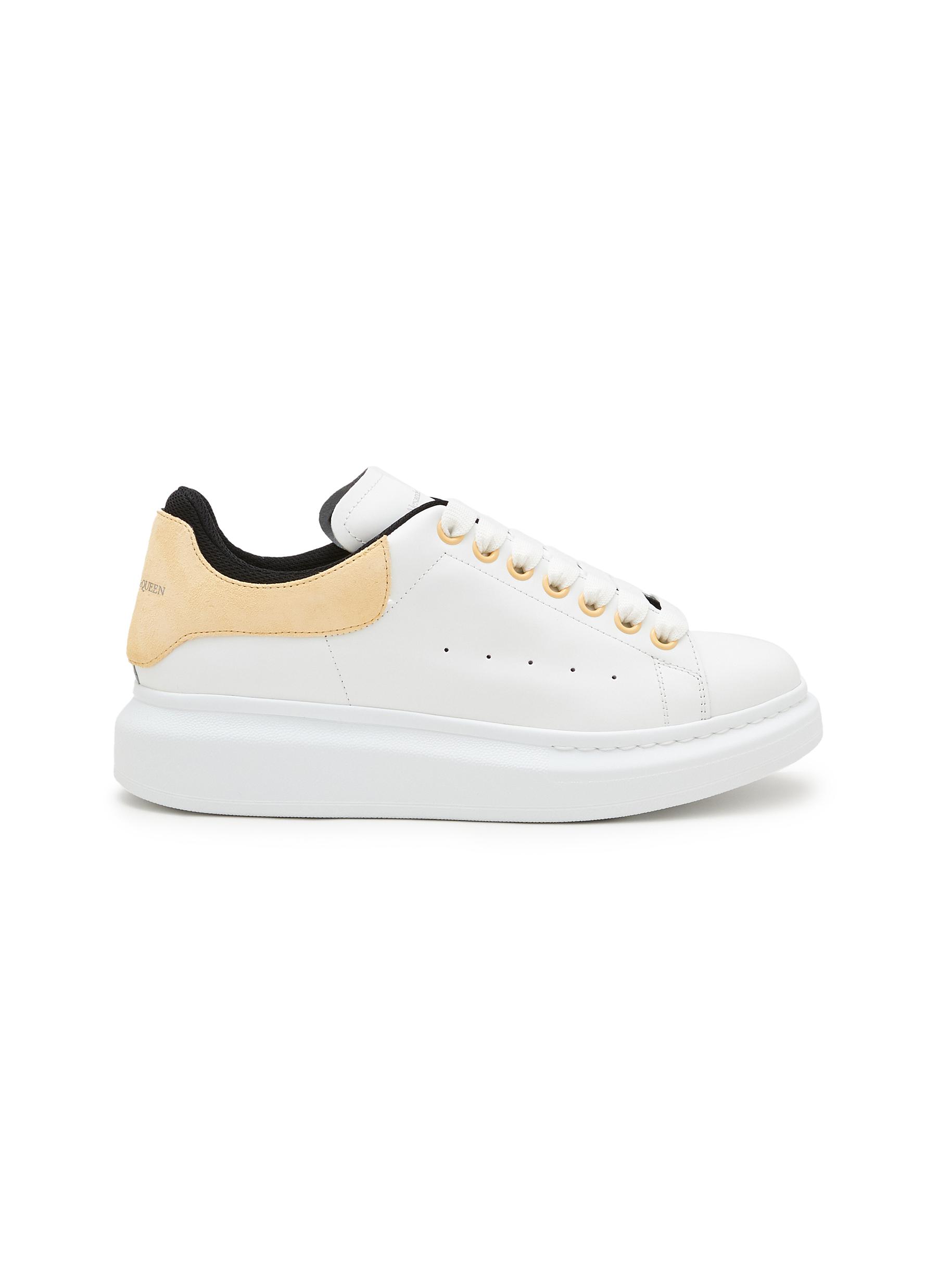 ‘Larry' Low Top Lace Up Leather Sneakers
