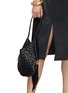 Figure View - Click To Enlarge - BOTTEGA VENETA - Small Solstice Intrecciato Leather Shoulder Bag