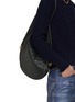 Figure View - Click To Enlarge - BOTTEGA VENETA - Medium ‘Ellipse’ Intreccio Leather Crossbody Bag