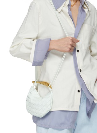 Figure View - Click To Enlarge - BOTTEGA VENETA - Mini Sardine Intrecciato Leather Handbag