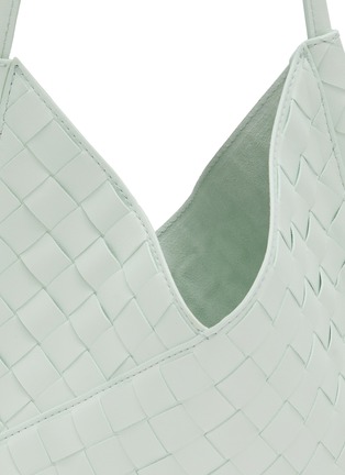 Bottega Veneta Solstice Small Intrecciato Lambskin Shoulder Bag in