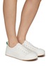 Figure View - Click To Enlarge - BOTTEGA VENETA - ‘Vulcan’ Low Top Lace Up Sneakers