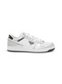 Main View - Click To Enlarge - PRADA - ‘Downtown’ Logo Plaque Leather Sneakers