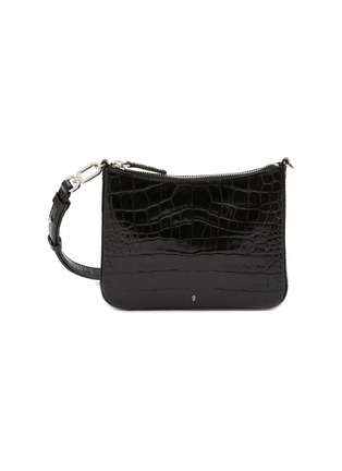 Main View - Click To Enlarge - GU_DE - ‘Gigi’ Crocodile Embossed Leather Shoulder Bag