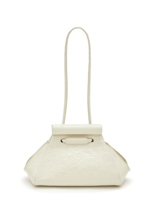 Main View - Click To Enlarge - GU_DE - ‘Any’ Crocodile Embossed Leather Shoulder Bag