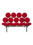 Main View - Click To Enlarge - HERMAN MILLER - Nelson Marshmallow Sofa — Crepe Cherry