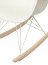 Detail View - Click To Enlarge - HERMAN MILLER - Eames Moulded-Plastic Armchair — White