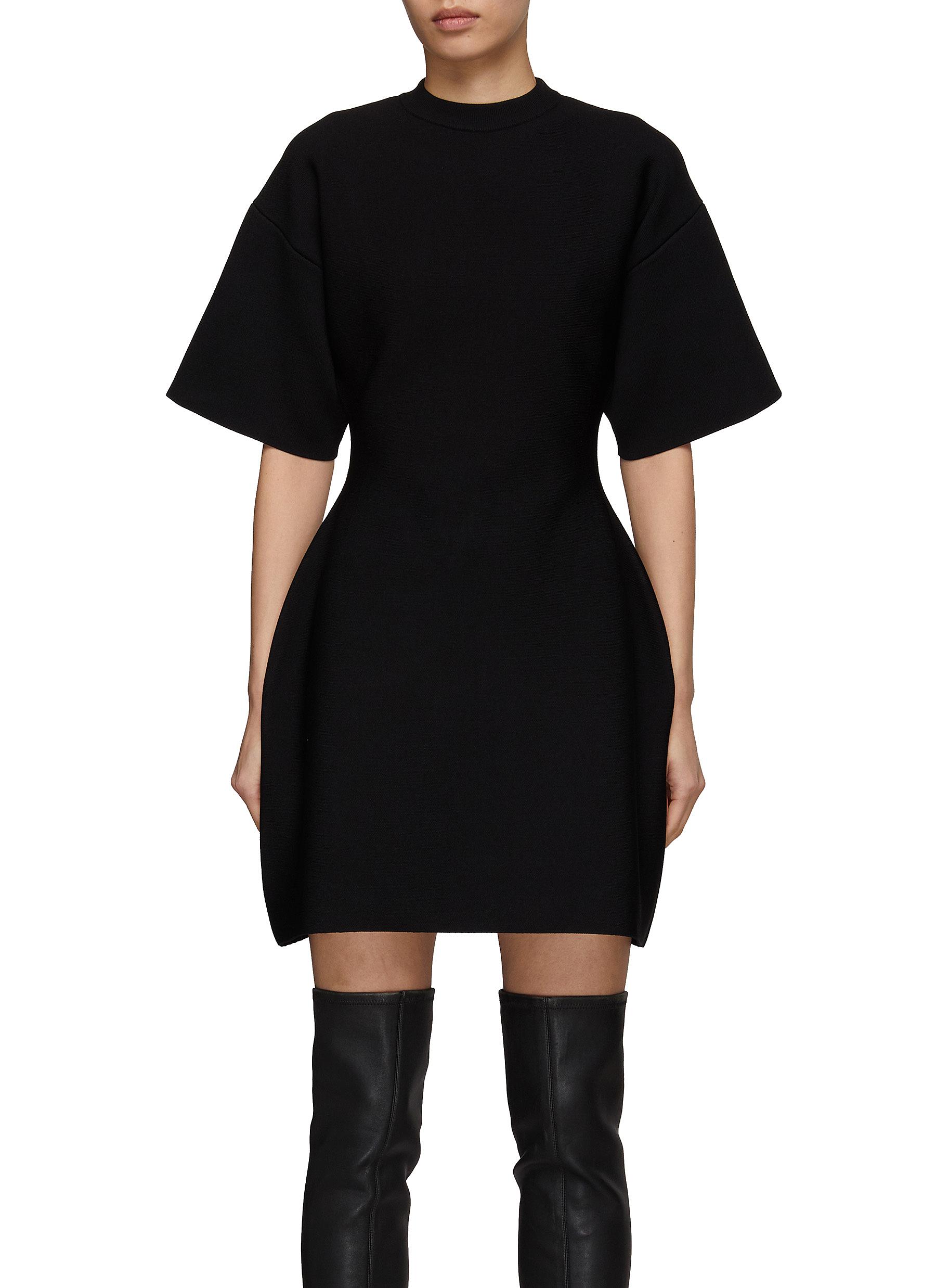 Balenciaga Knits Wool Sweater Dress Designer Avant Garde Black  Etsy