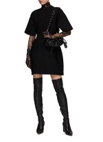 ワンピース BALENCIAGA SEMI FITTED MINI DRESS BALENCIAGA | Hourglass Knit Mini Dress | Women | Lane Crawford