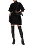 Figure View - Click To Enlarge - BALENCIAGA - Hourglass Knit Mini Dress