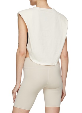 Back View - Click To Enlarge - BEACH RIOT - Dunes Sleeveless Cropped Muscle T-Shirt