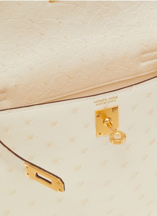 Detail View - Click To Enlarge - MAIA - Vintage Kelly Danse Leather Crossbody Bag